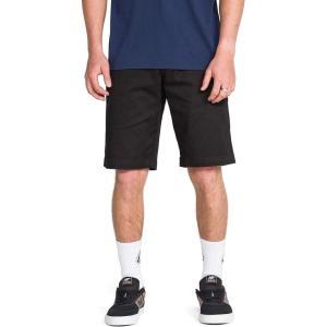 Volcom Mens Vmonty Chino Shorts – 22” Outseam, Relaxed Fit, Durable Cotton Fabric(Black)