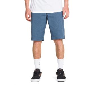 Volcom Mens Vmonty Chino Shorts – 22” Outseam, Relaxed Fit, Durable Cotton Fabric(Heather Blue)