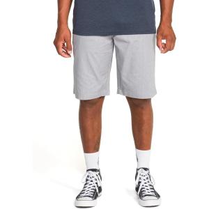 Volcom Mens Vmonty Chino Shorts – 22” Outseam, Relaxed Fit, Durable Cotton Fabric(Heather Grey)