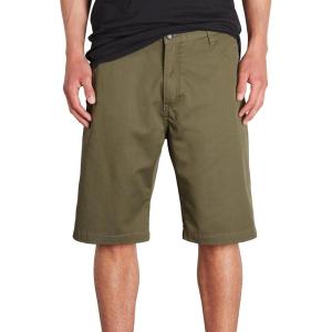 Volcom Mens Vmonty Chino Shorts – 22” Outseam, Relaxed Fit, Durable Cotton Fabric(Military)