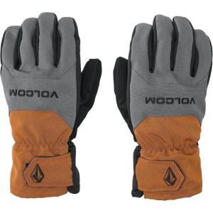 Volcom Unisex-Adult Nyle Insulated Pipe and Park Winter Snowboard SKi Gloves(Charcoal S5)