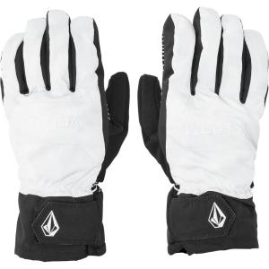 Volcom Unisex-Adult Nyle Insulated Pipe and Park Winter Snowboard SKi Gloves(White Camo S5)