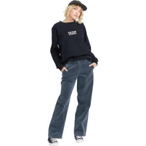 Volcom Womens 1991 Stone Low Rise Denim Jean Pant(Vintage Navy)