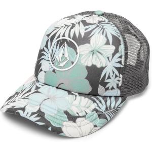 Volcom Women’s Into Paradise Trucker Foam Snapback Hat(Dark Grey 324)