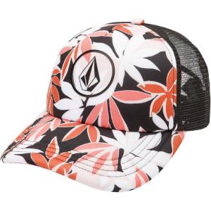 Volcom Women’s Into Paradise Trucker Foam Snapback Hat(Electric Coral)