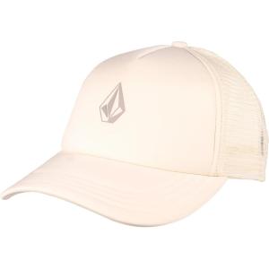 Volcom Women’s Into Paradise Trucker Foam Snapback Hat(Star White/White)