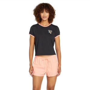 Volcom Womens Maybe Baby Short Sleeve Tee(Black)