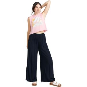 Volcom Womens Stoneshine Junki Wide Leg Beach Pant(Black 1)