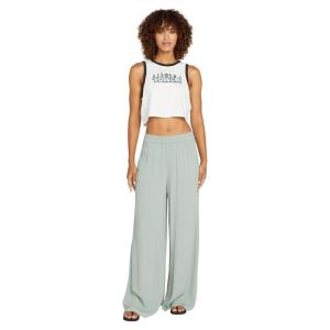 Volcom Womens Stoneshine Junki Wide Leg Beach Pant(Sea Glass)