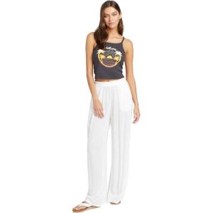 Volcom Womens Stoneshine Junki Wide Leg Beach Pant(Star White 1)