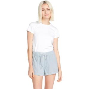 Volcom Womens Sunday Strut Elastic Waist Short(Chambray)