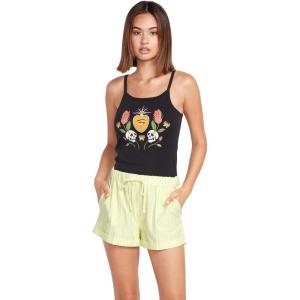 Volcom Womens Sunday Strut Elastic Waist Short(Citron)