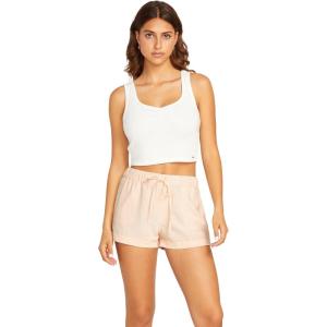 Volcom Womens Sunday Strut Elastic Waist Short(Melon)
