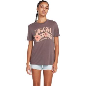Volcom Womens Tern N Bern Short Sleeve Boyfriend Tee(Slate Grey)