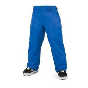 Volcom mens 5-pocket Snowboard Pant(Electric Blue S4)