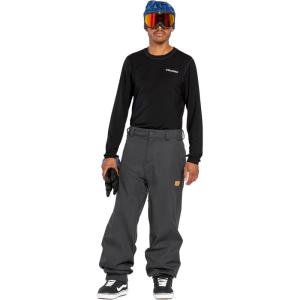 Volcom mens Arthur Longo 20k Baggy Fit Snowboard Ski Pant(Black)
