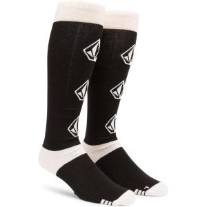 Volcom mens Heavy Weight Snowboard Ski Sock(Black S3)