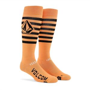 Volcom mens Kootney Lightweight Snowboard Ski Sock(Gold S4)