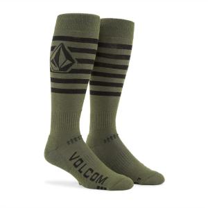 Volcom mens Kootney Lightweight Snowboard Ski Sock(Military S4)