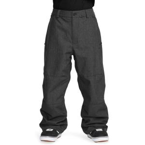 Volcom mens Snow Billow Baggy Fit Snowboard Ski Pant(Black Denim)