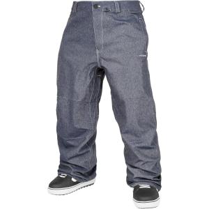 Volcom mens Snow Billow Baggy Fit Snowboard Ski Pant(Dark Denim)