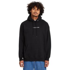 Volcom mens Stone Pullover Fleece Hooded Sweatshirt – Soft Brushed Interior, Classic Fit(Black New)
