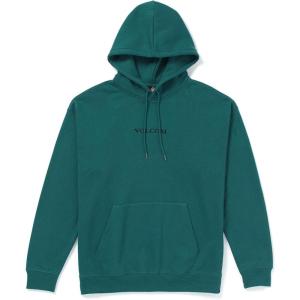 Volcom mens Stone Pullover Fleece Hooded Sweatshirt – Soft Brushed Interior, Classic Fit(Evergreen)