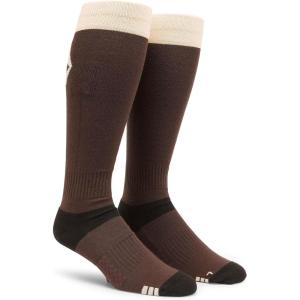 Volcom mens Synth Medium Weight Snowboard Sock(Brown S3)