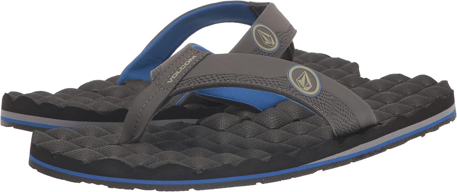image:imageVolcom Mens Recliner Sandal Flip FlopNew Blue Combo