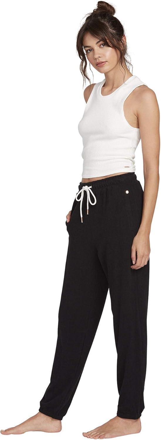 image:imageVolcom Womens Lived In Lounge Fleece Sweatpants Regular amp Plus SizeBlack