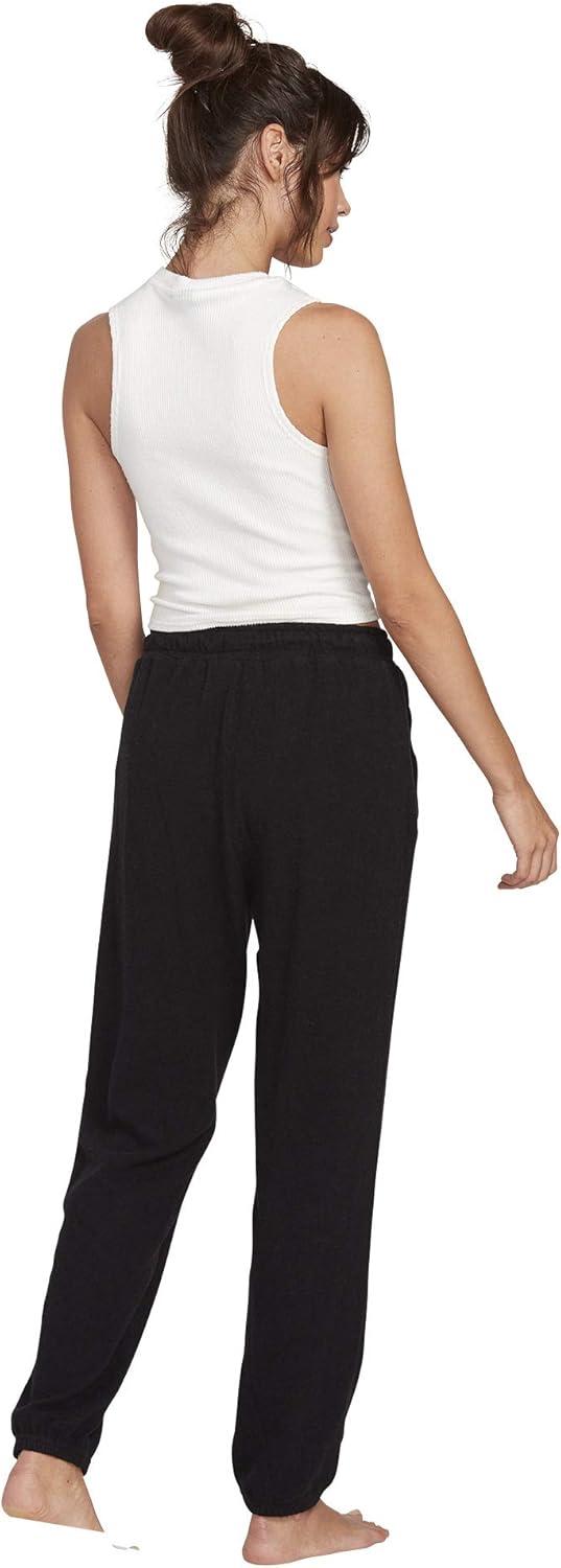 image:imageVolcom Womens Lived In Lounge Fleece Sweatpants Regular amp Plus SizeBlack