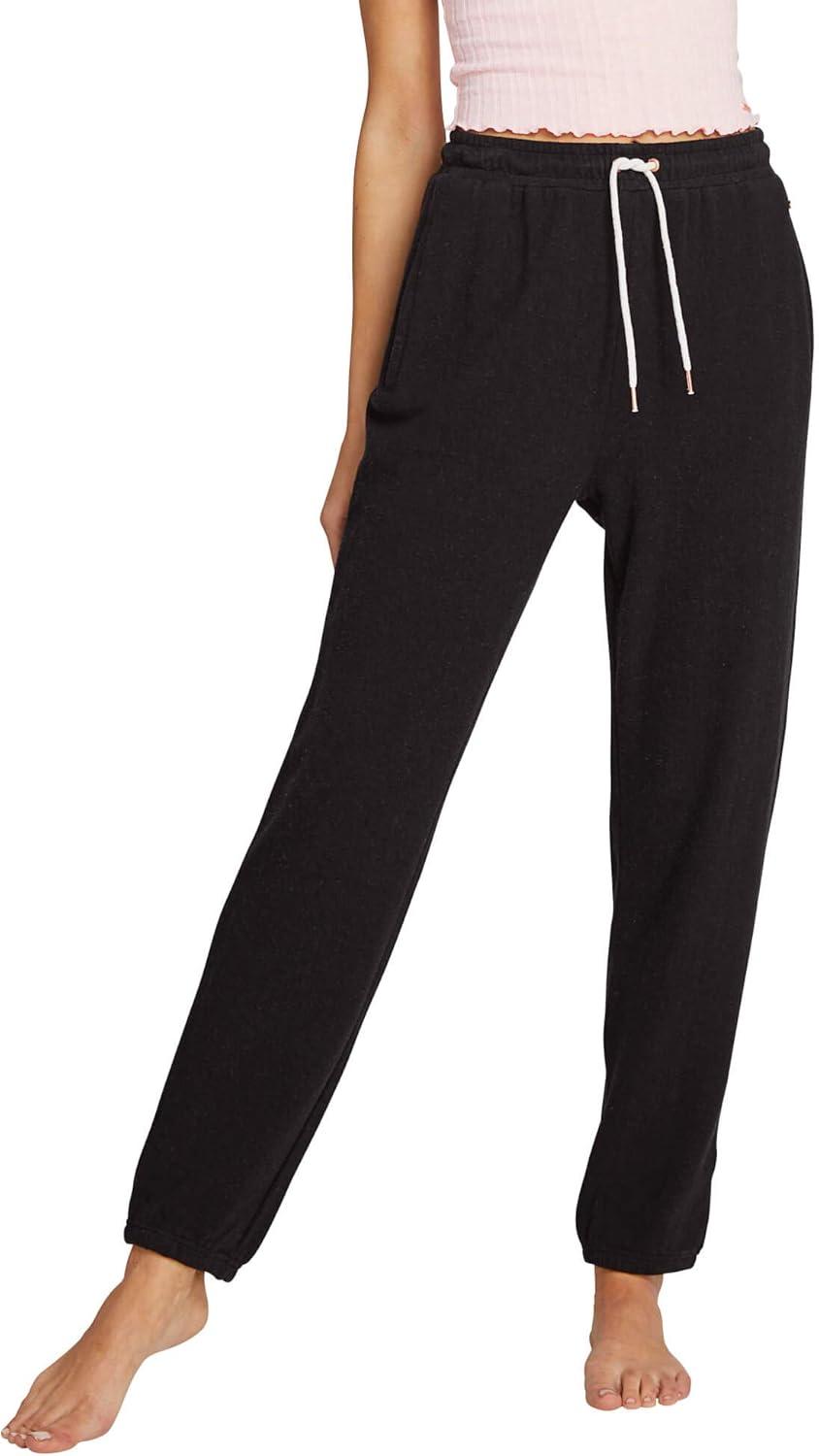 image:imageVolcom Womens Lived In Lounge Fleece Sweatpants Regular amp Plus SizeBlack