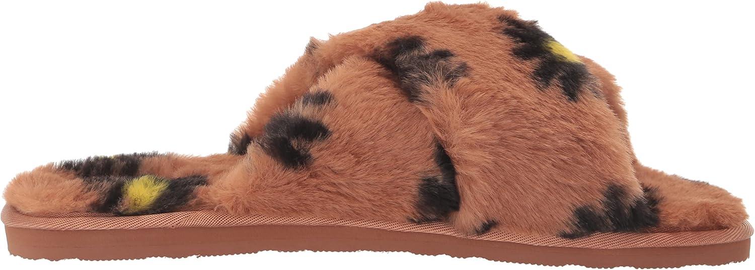 image:imageVolcom Womens Lived in Lounge Faux Fur Slide SandalHazelnut