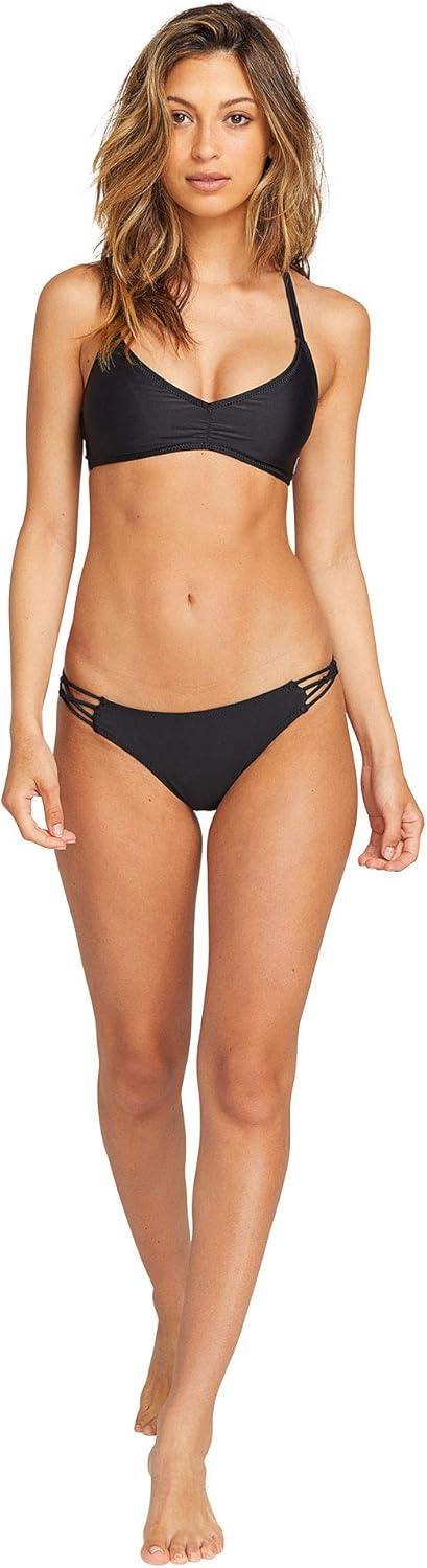 image:imageVolcom Womens Simply Solid Full Bikini Bottom Regular amp Plus SizeBlack 1
