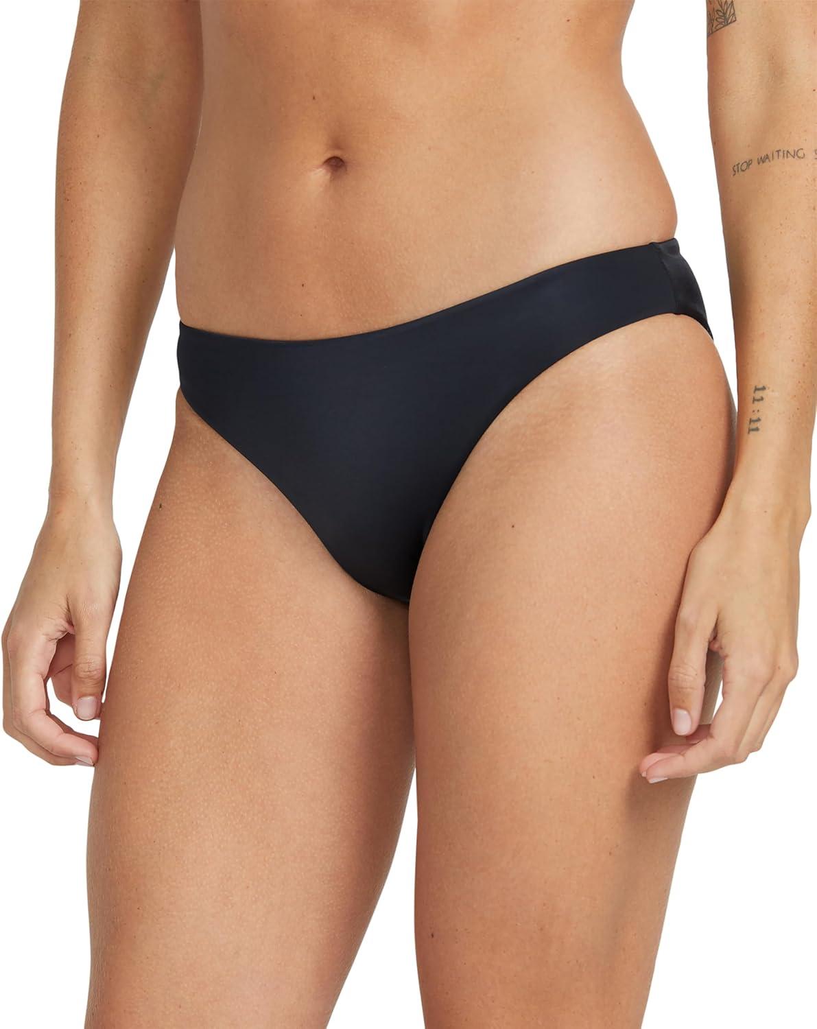image:imageVolcom Womens Simply Solid Full Bikini Bottom Regular amp Plus SizeBlack