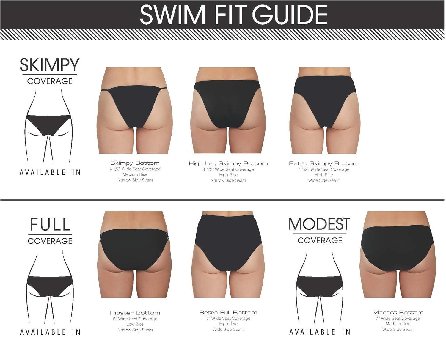 image:imageVolcom Womens Simply Solid Full Bikini Bottom Regular amp Plus SizeBurnt Red