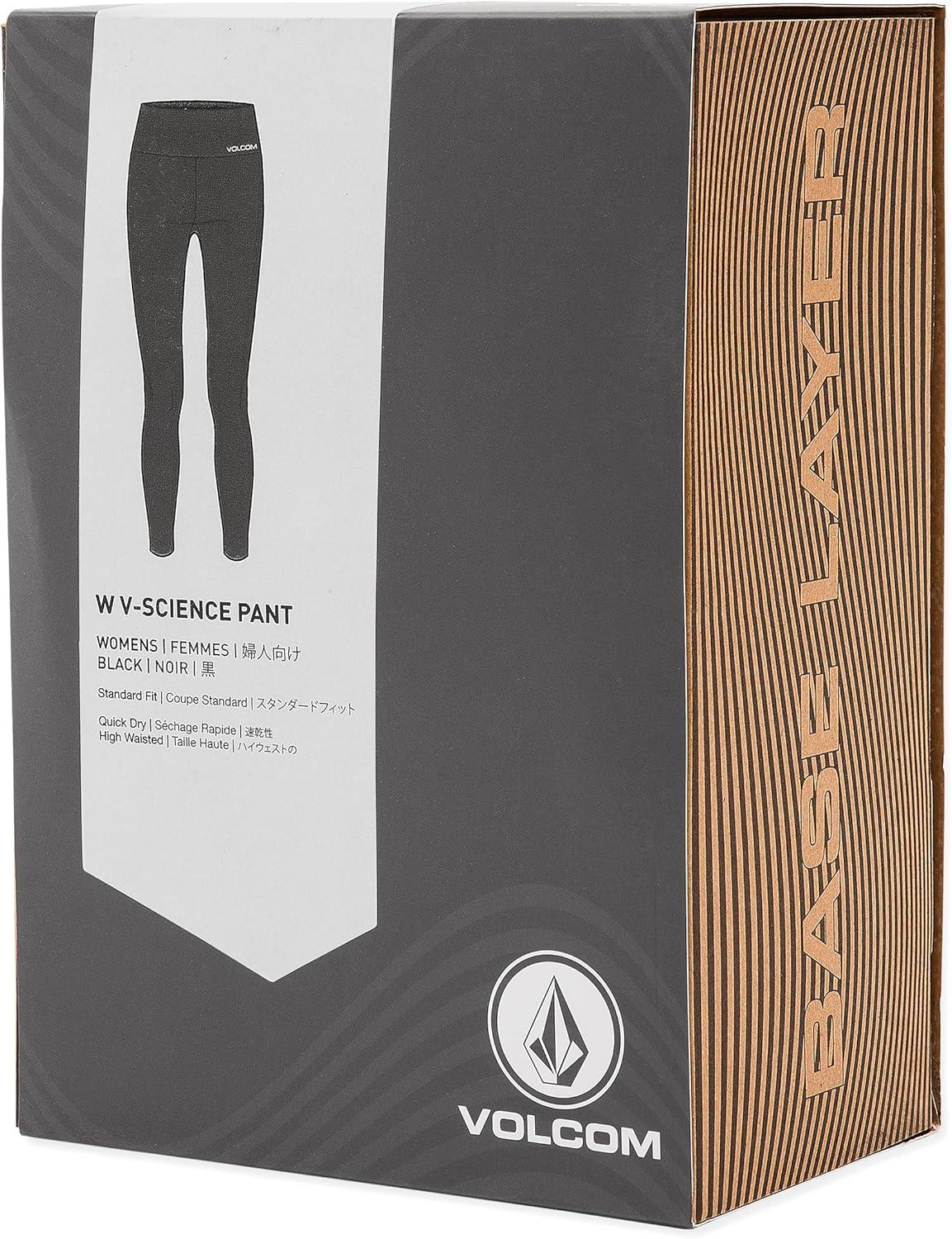 image:imageVolcom Womens VScience Thermal Base Layer Legging Quick Dry HighWaisted FitBlack S5