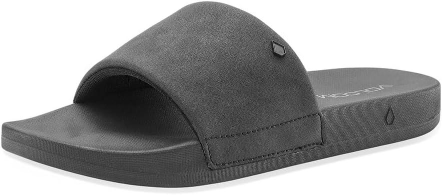 image:imageVolcom Womens Volcation Memory Foam Lined Sandal SlideBlack Out