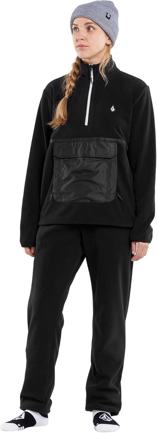 image:imageVolcom womens Polar Fleece 12 Zip Snowboard Ski BaselayerBlack S4
