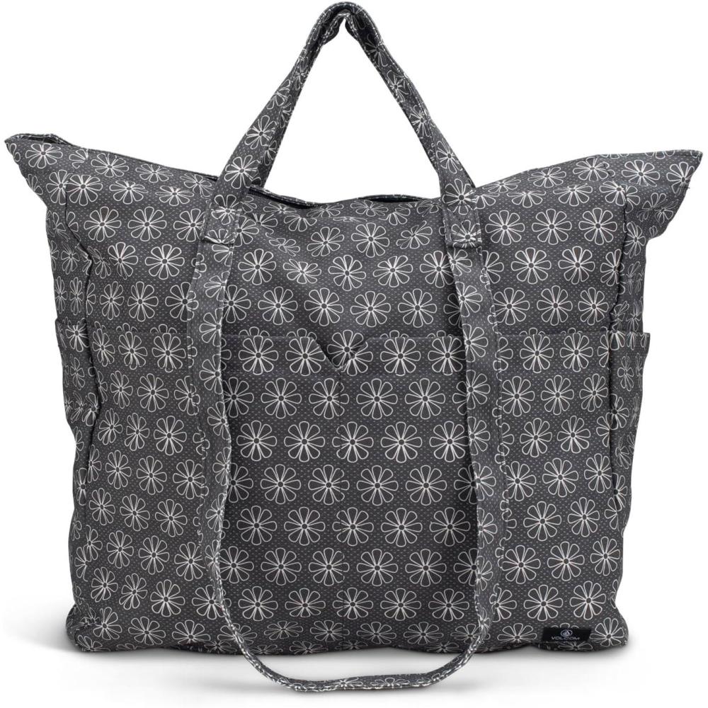 image:imageVOLCOM SCHOOLYARD CANVAS TOTEBlackWhite