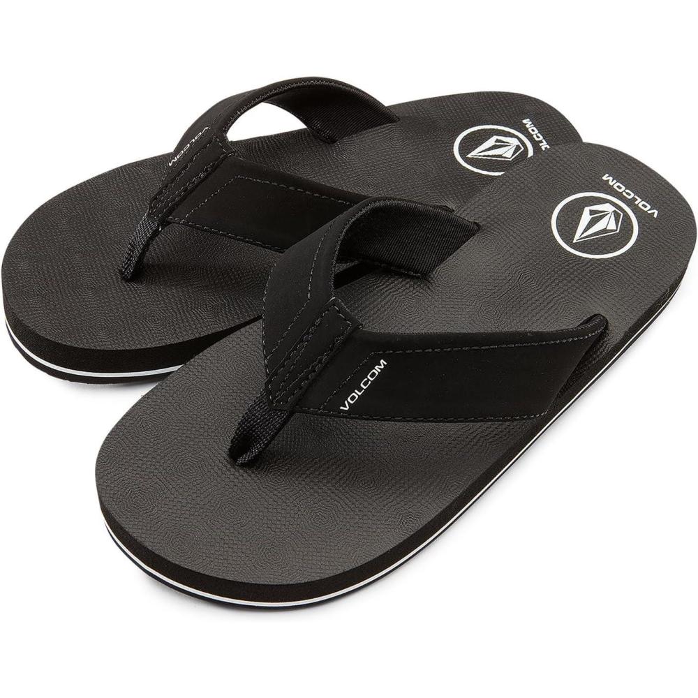 image:imageVolcom Big Kids Unisex Victor Flip Flop SandalBlacknew