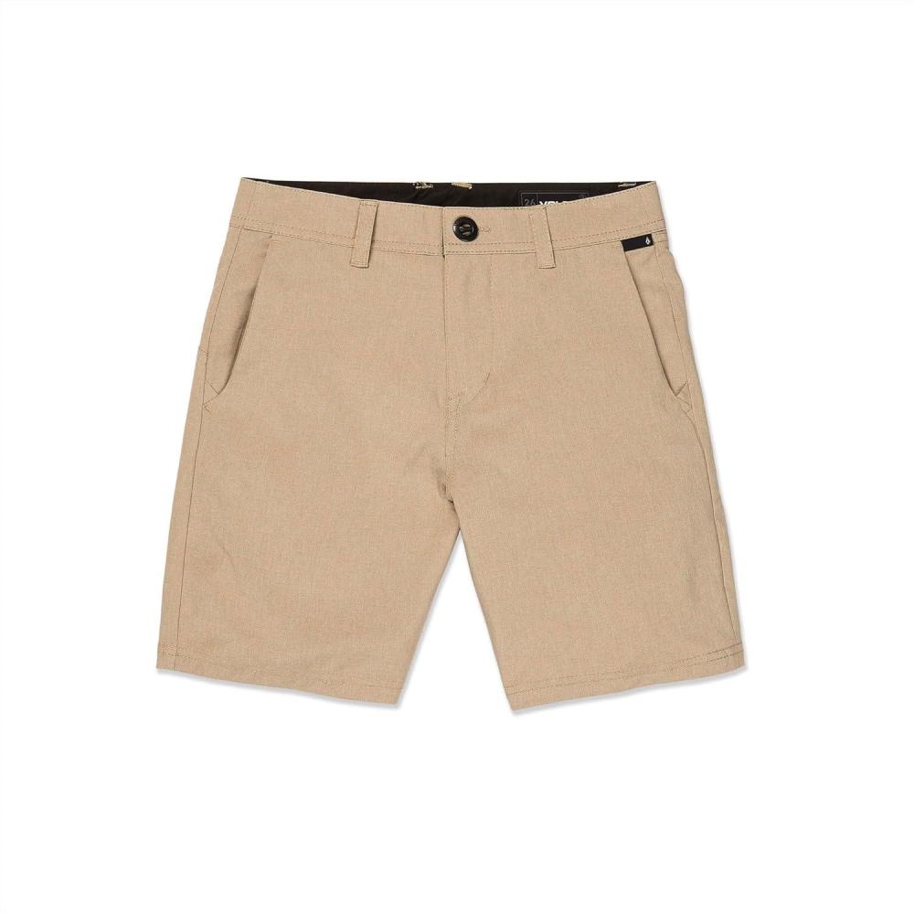 image:imageVolcom Boys Frickin Cross Shred Hybrid Stretch Chino Short Big Boys amp Little Boys SizesDark Khaki 1