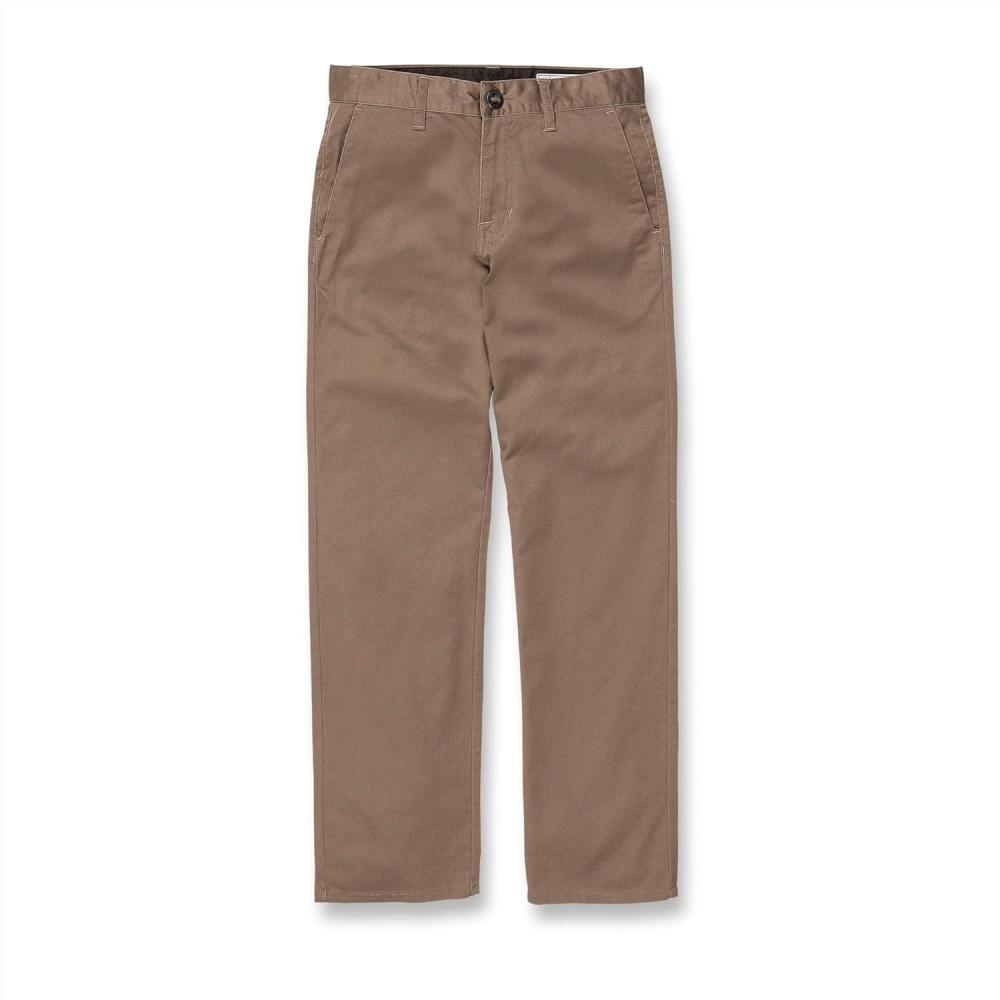 image:imageVolcom Boys Frickin Regular Stretch Chino PantsMushroom 1