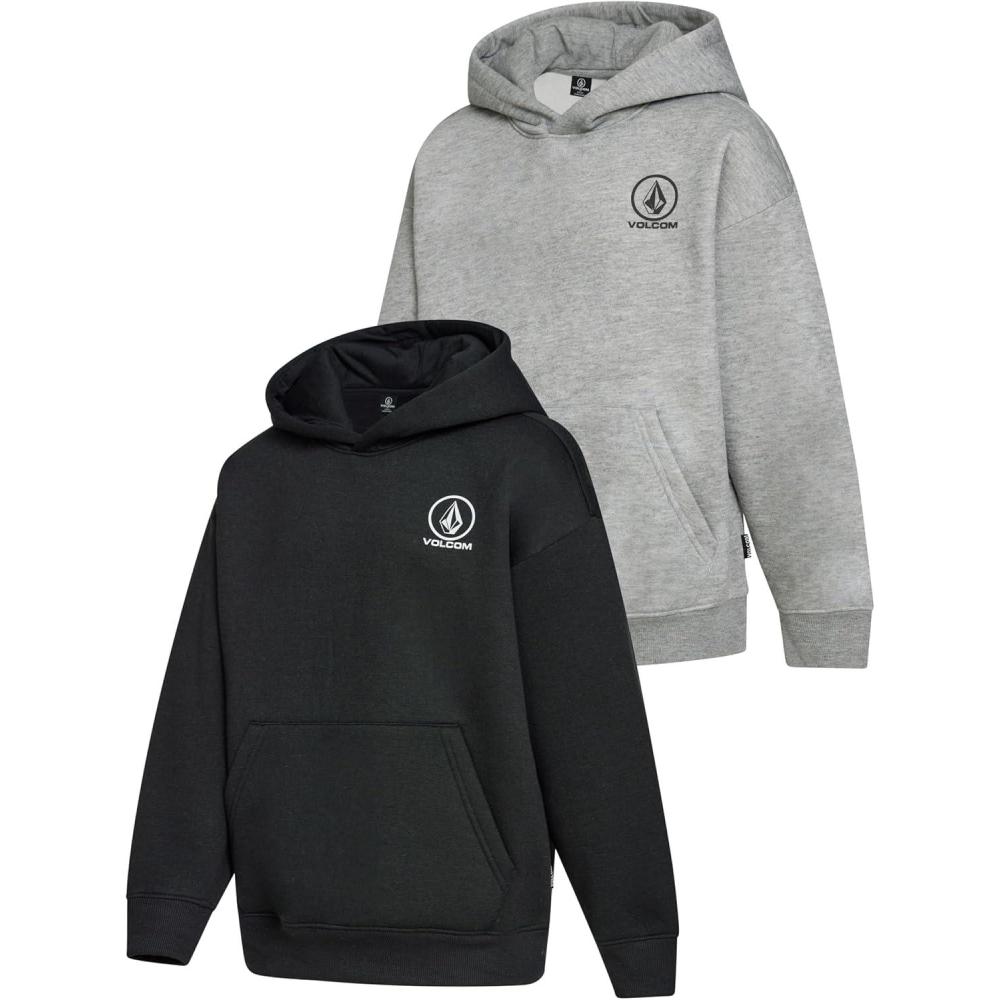image:imageVolcom Boys Hoodies 2 Pack Boys Sweatshirts Premium Comfy Cotton Hoodies Size 820Black