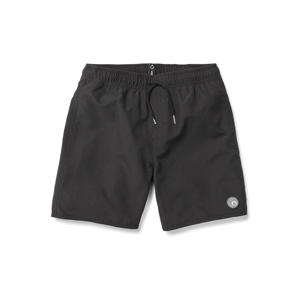 image:imageVolcom Boys Lido Solid Surf Swim TrunkBlack