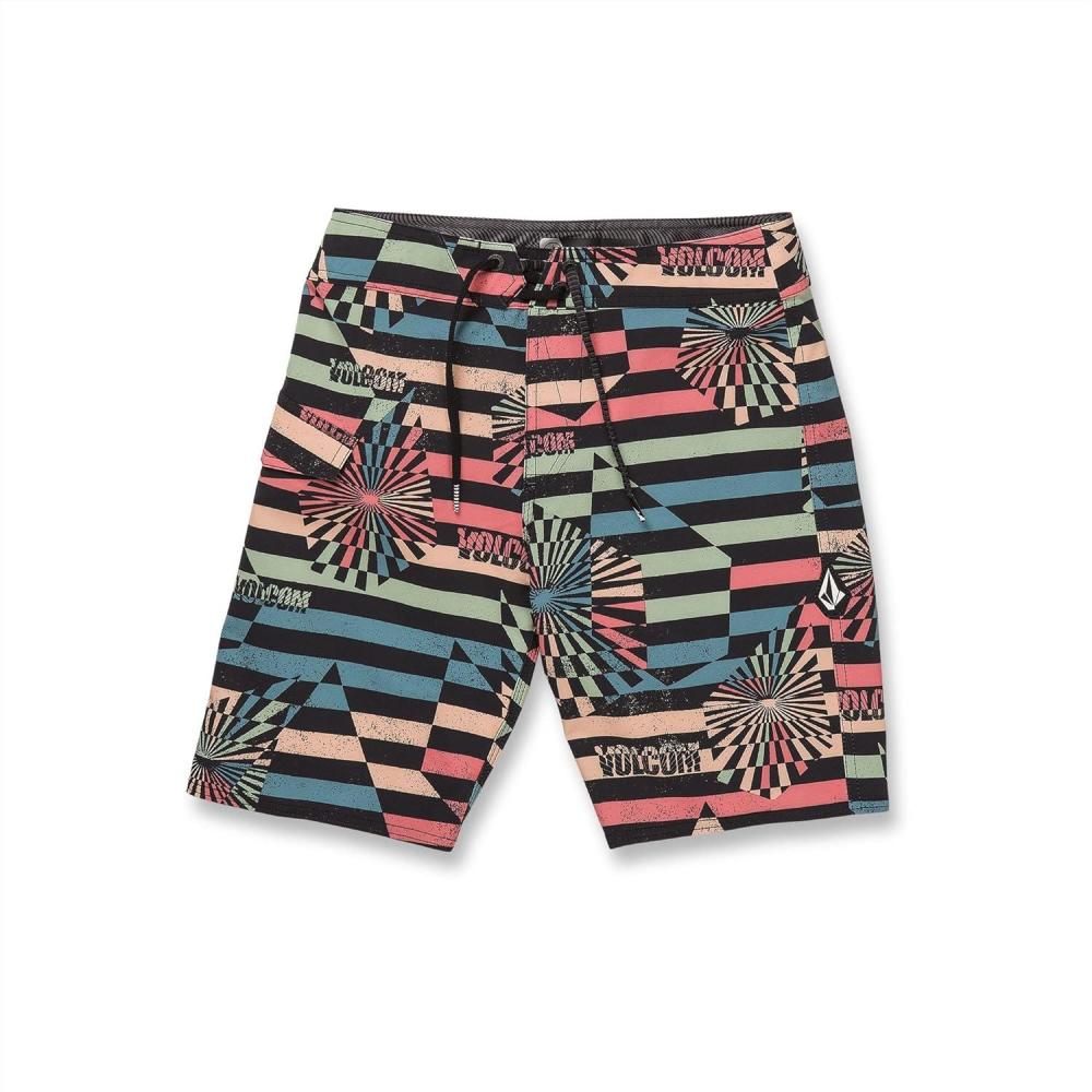 image:imageVolcom Boys Mod Tech Boardshorts Big Boys amp Little SizesStone Multi