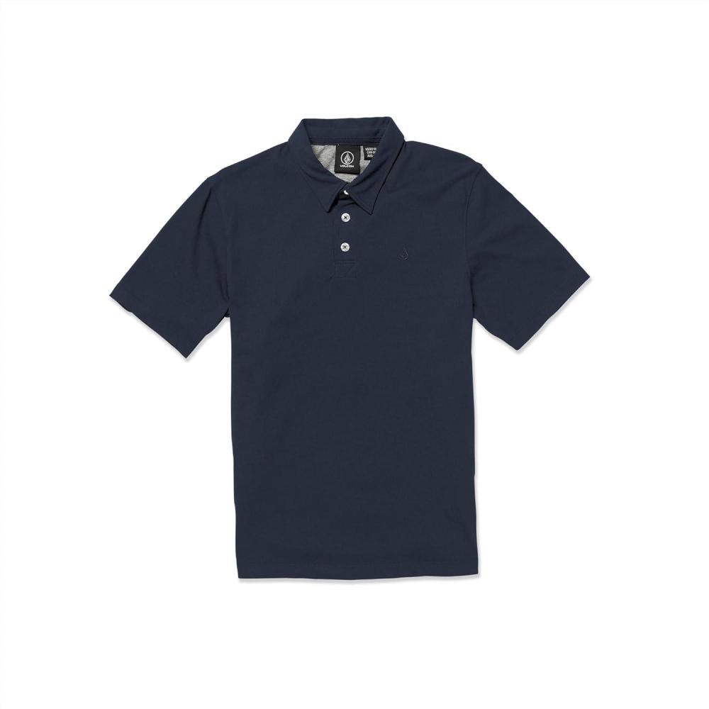 image:imageVolcom Boys Wowzer Polo Short Sleeve ShirtNavy