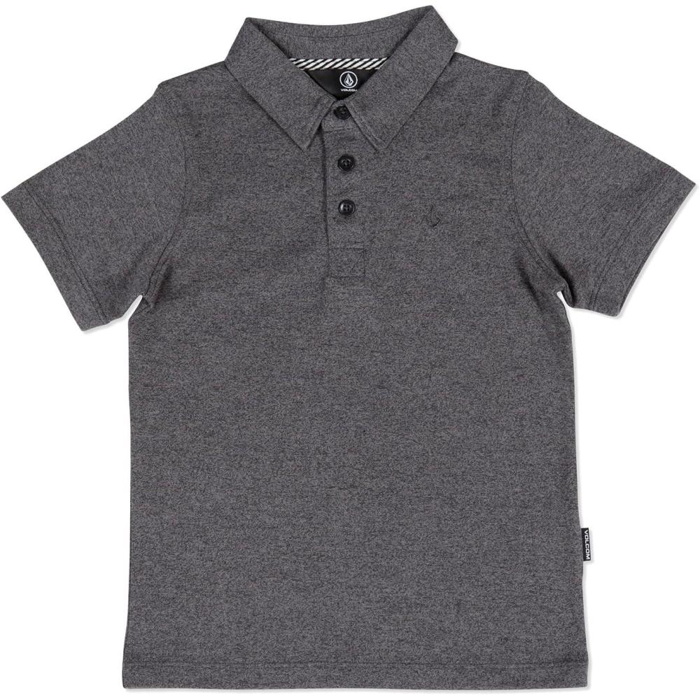 image:imageVolcom Boys Wowzer Polo Short Sleeve ShirtStealth