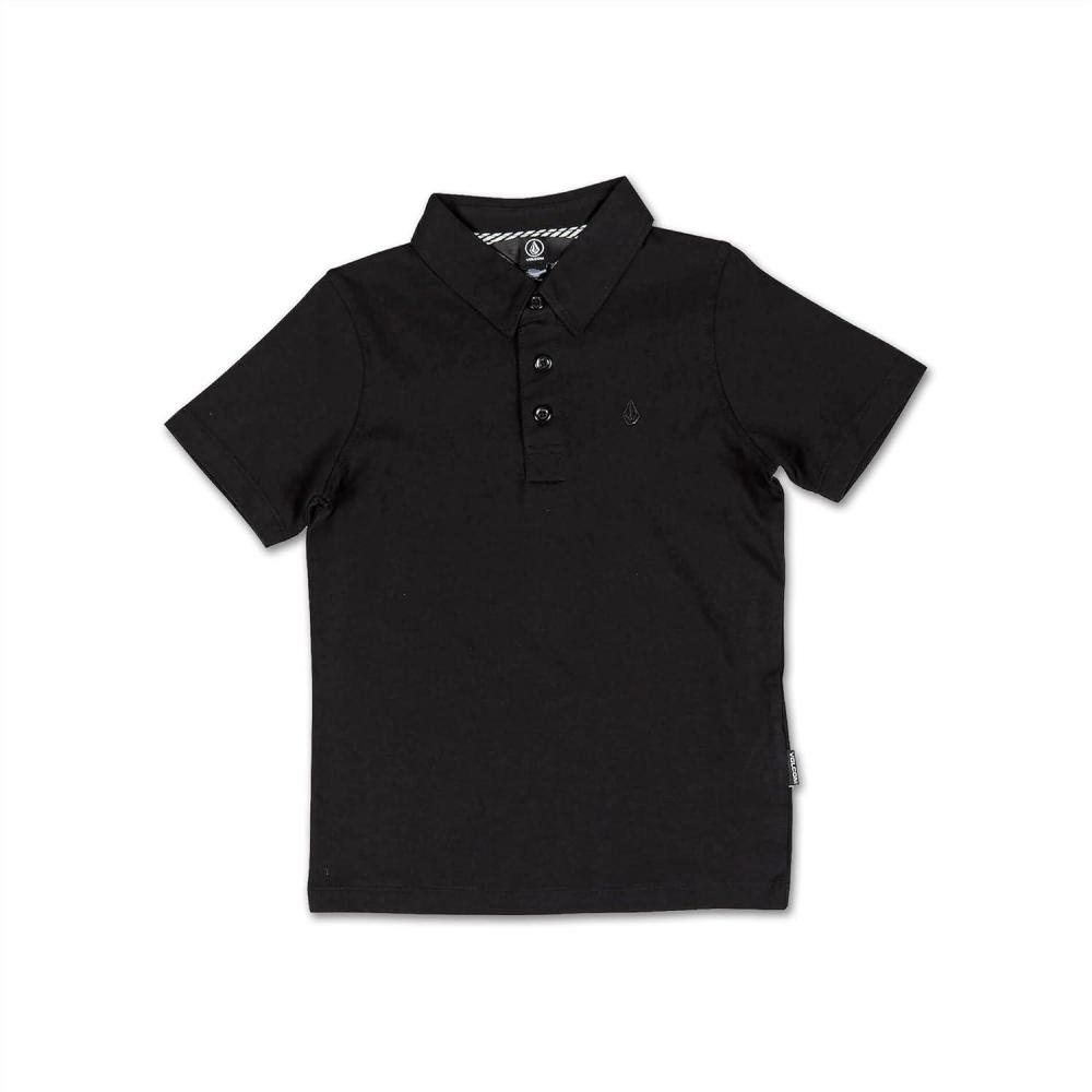 image:imageVolcom Boys Wowzer Short Sleeve Polo ShirtBlack