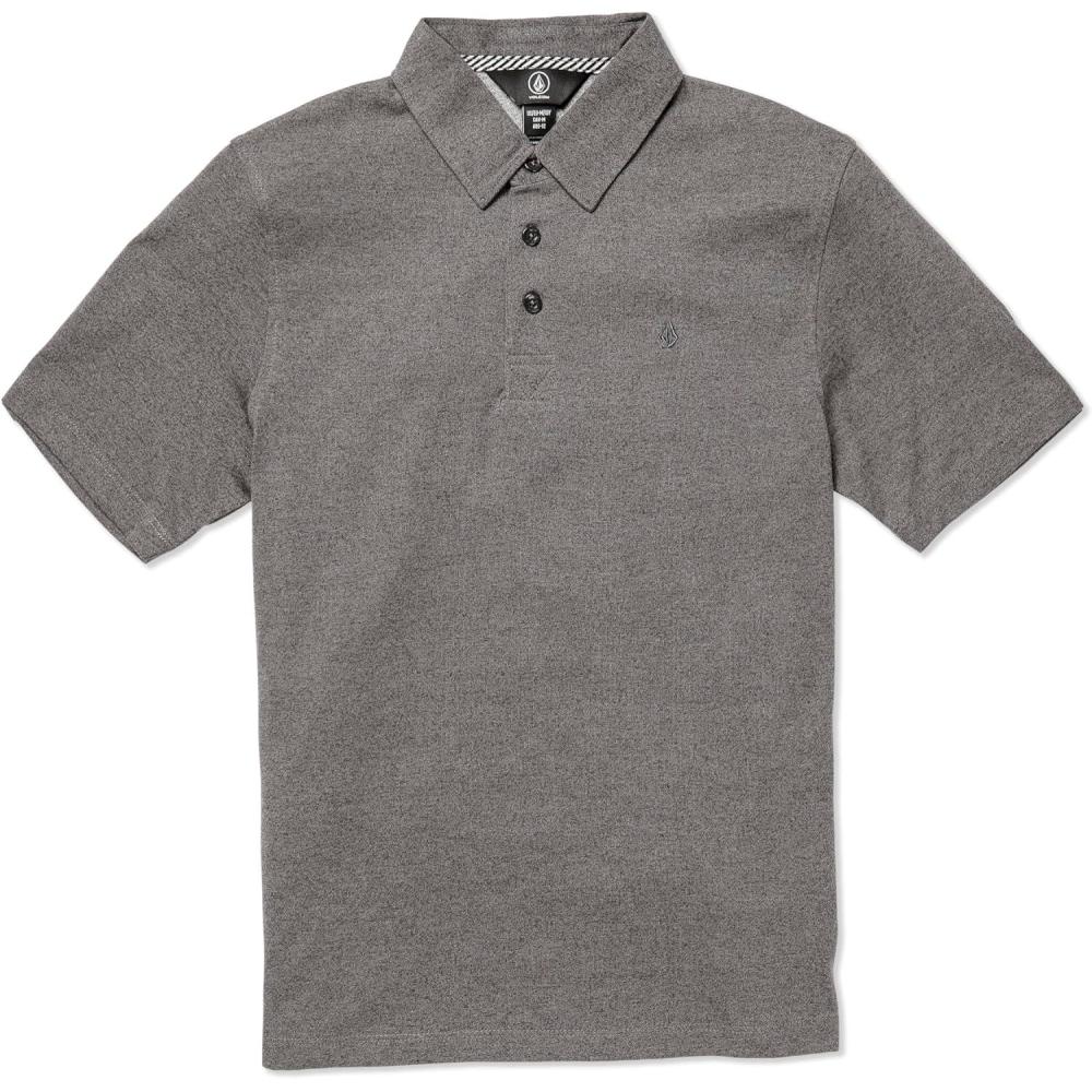 image:imageVolcom Boys Wowzer Short Sleeve Polo ShirtDark Grey 324